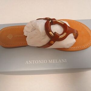 Antonio Melani Leather Sandals